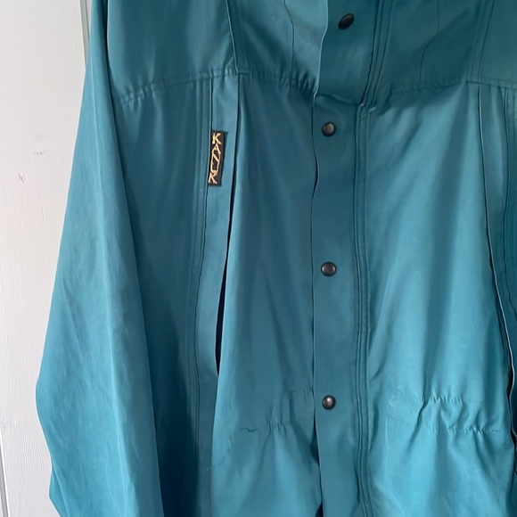 Vintage Kanuk Shell Windbreaker Jacket Full Zip Blue Green Layer Unisex Size XXL - Picture 2 of 16